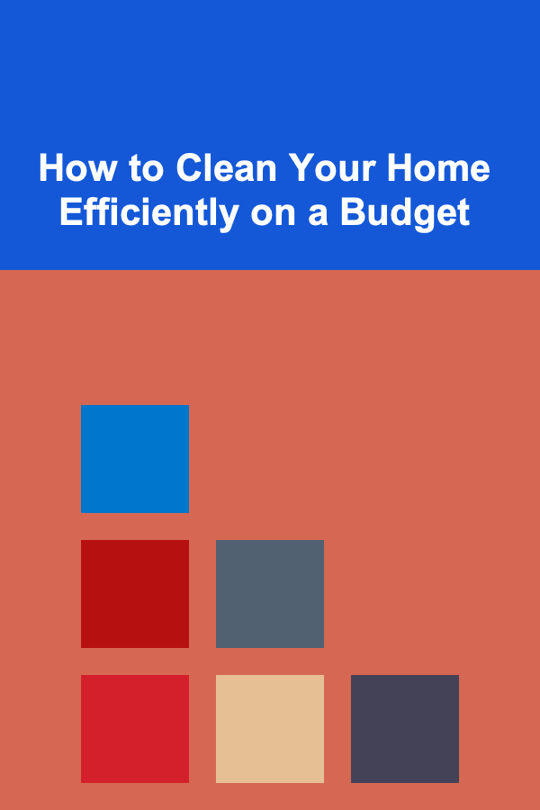 How to Clean Your Home Efficiently on a Budget