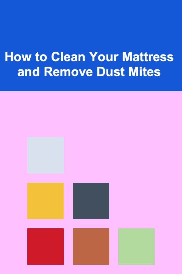 How to Clean Your Mattress and Remove Dust Mites