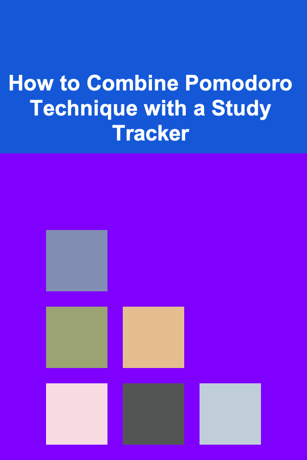 How to Combine Pomodoro Technique with a Study Tracker