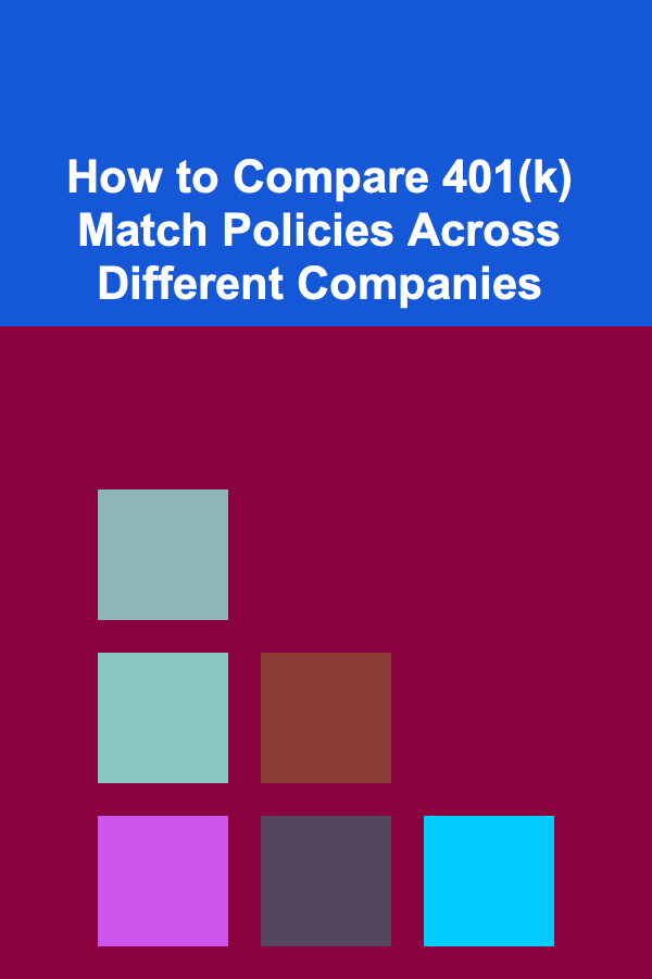 How to Compare 401(k) Match Policies Across Different Companies