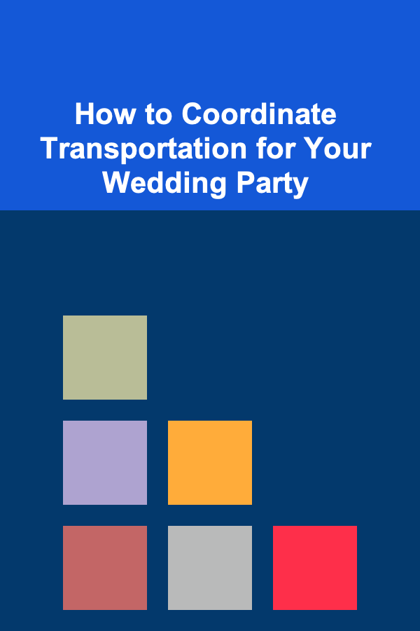 How to Coordinate Transportation for Your Wedding Party