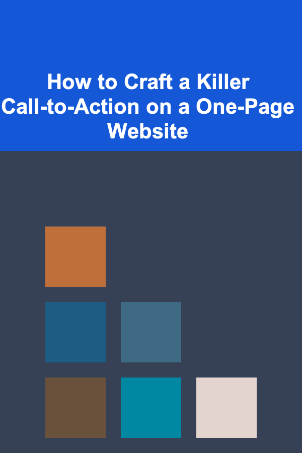 How to Craft a Killer Call-to-Action on a One-Page Website
