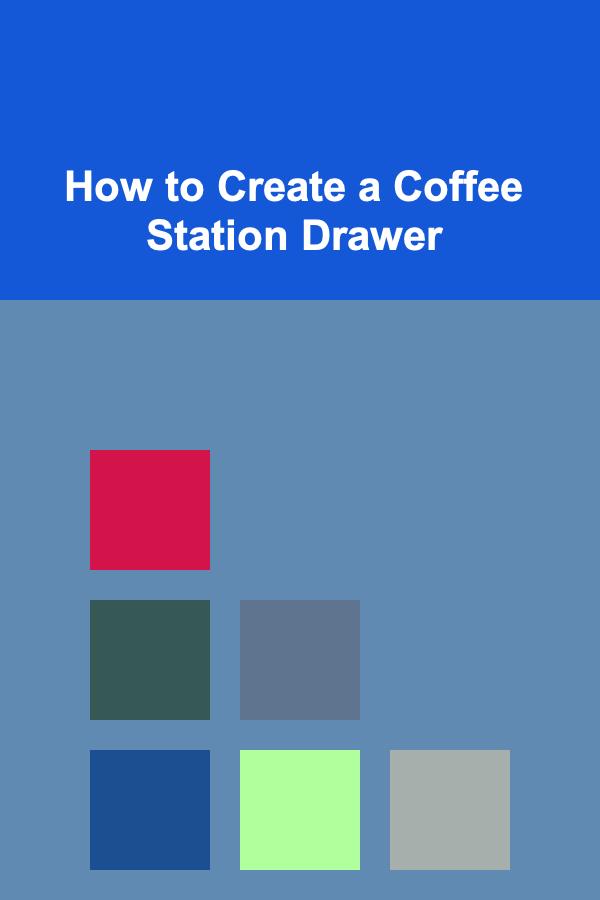 How to Create a Coffee Station Drawer