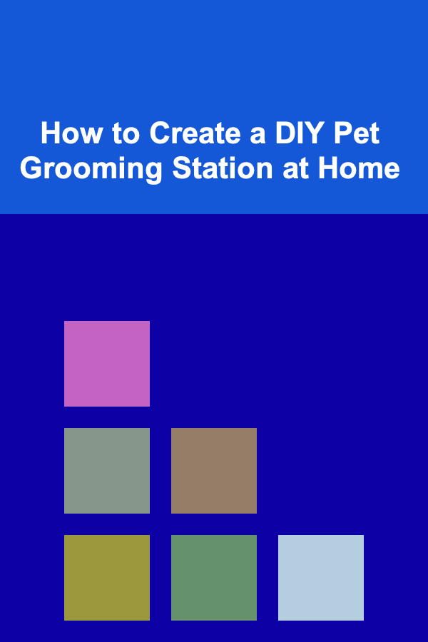 How to Create a DIY Pet Grooming Station at Home