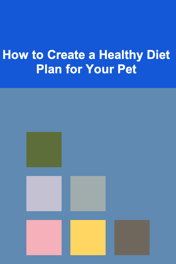 How to Create a Healthy Diet Plan for Your Pet