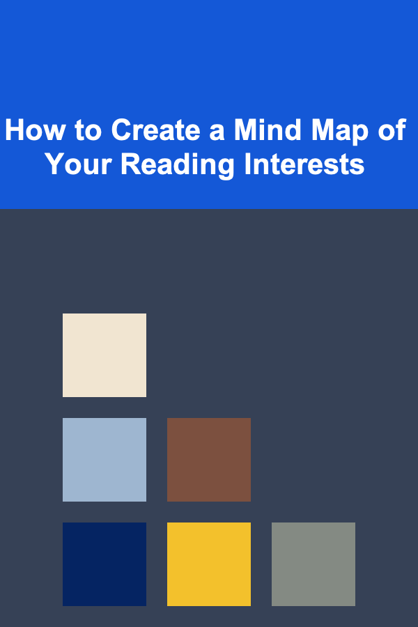 How to Create a Mind Map of Your Reading Interests