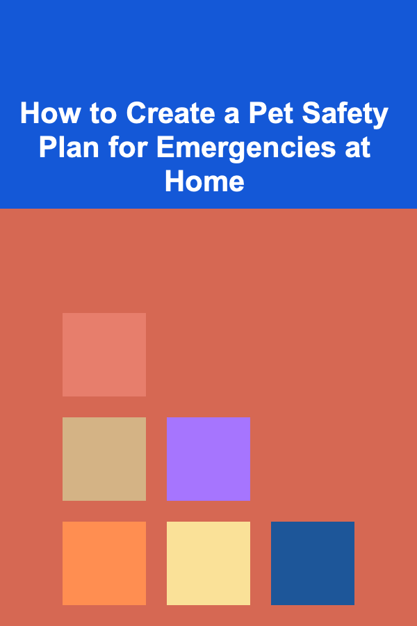 How to Create a Pet Safety Plan for Emergencies at Home