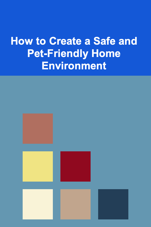 How to Create a Safe and Pet-Friendly Home Environment