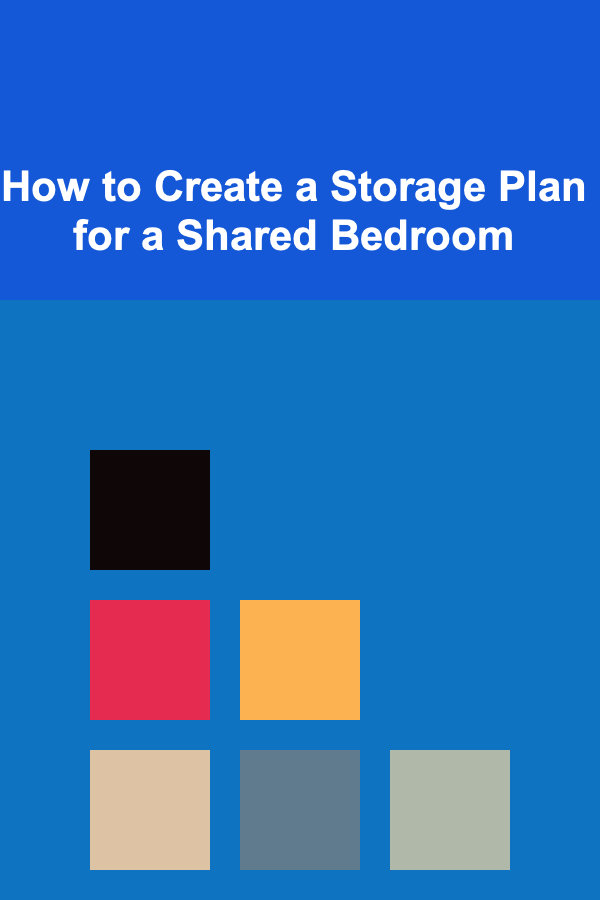 How to Create a Storage Plan for a Shared Bedroom