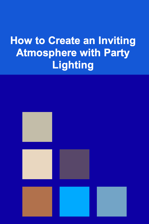 How to Create an Inviting Atmosphere with Party Lighting