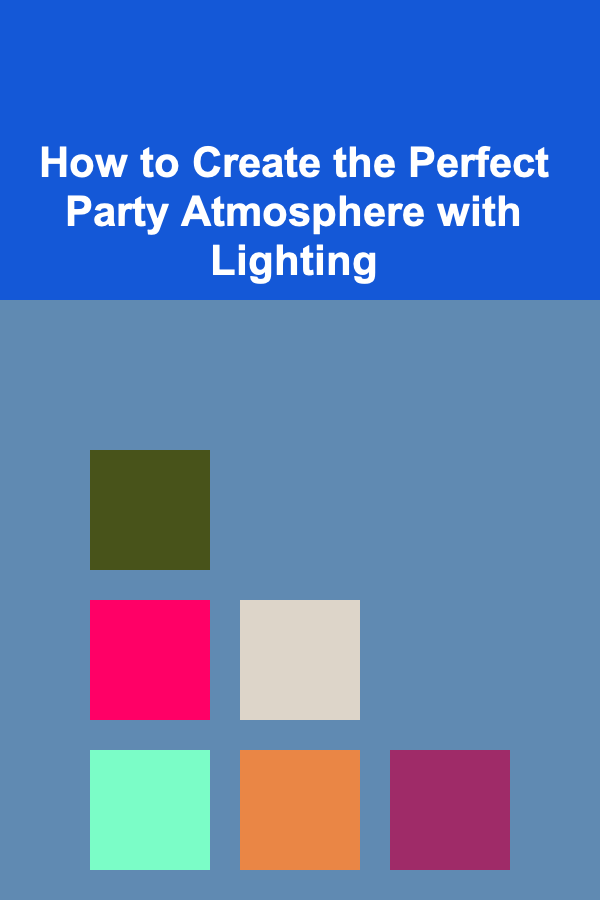 How to Create the Perfect Party Atmosphere with Lighting