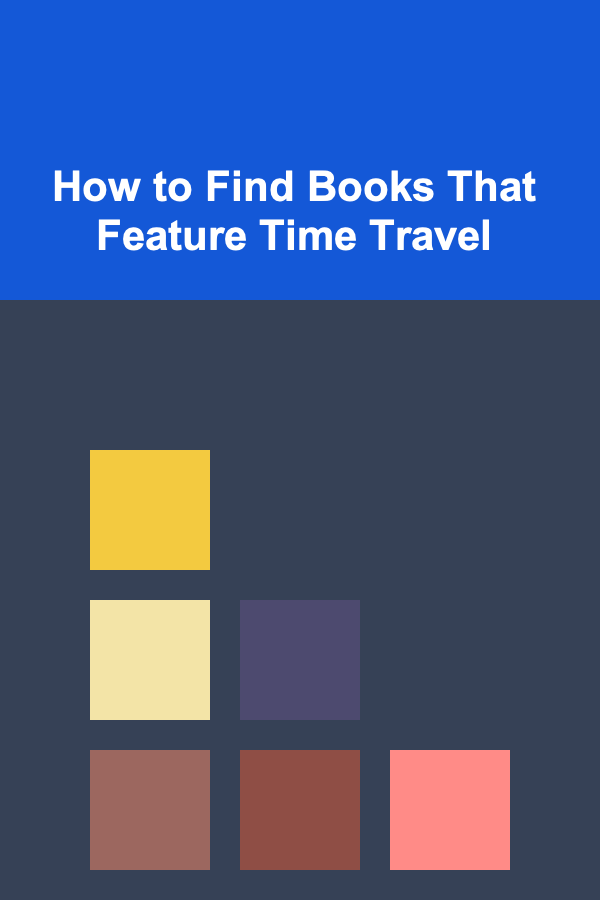How to Find Books That Feature Time Travel