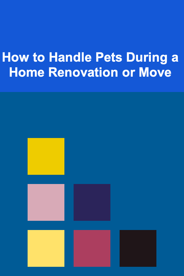 How to Handle Pets During a Home Renovation or Move