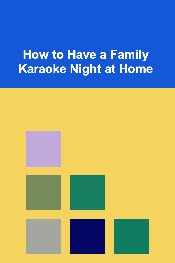 How to Have a Family Karaoke Night at Home