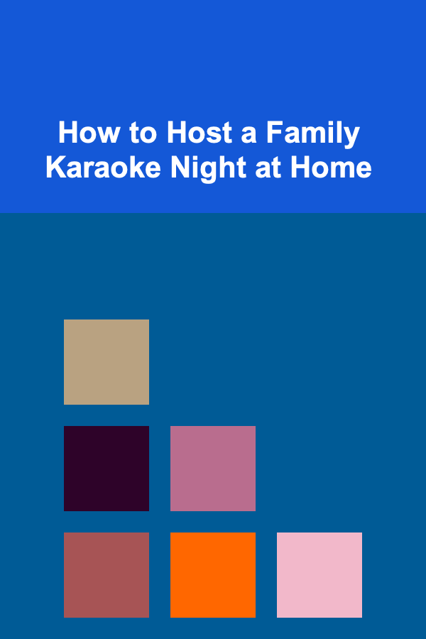 How to Host a Family Karaoke Night at Home