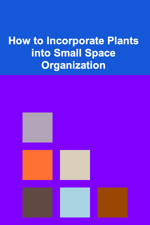 How to Incorporate Plants into Small Space Organization