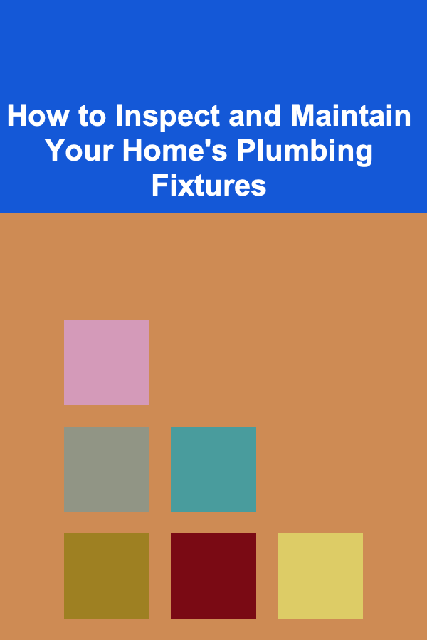 How to Inspect and Maintain Your Home's Plumbing Fixtures