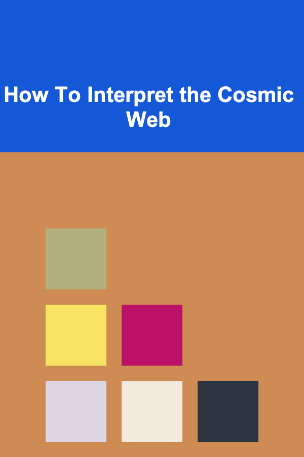 How To Interpret the Cosmic Web