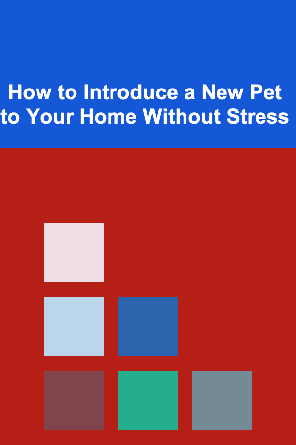 How to Introduce a New Pet to Your Home Without Stress