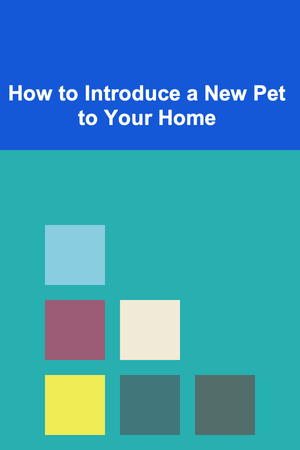 How to Introduce a New Pet to Your Home