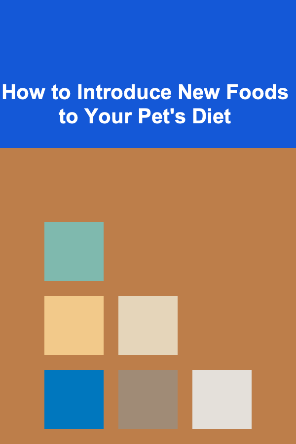 How to Introduce New Foods to Your Pet's Diet