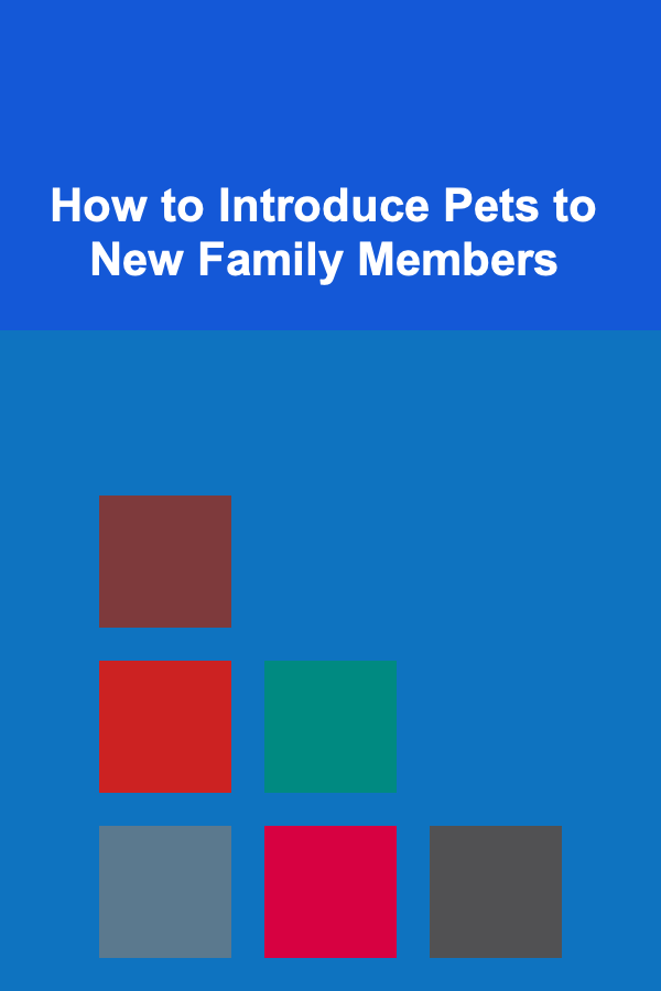 How to Introduce Pets to New Family Members