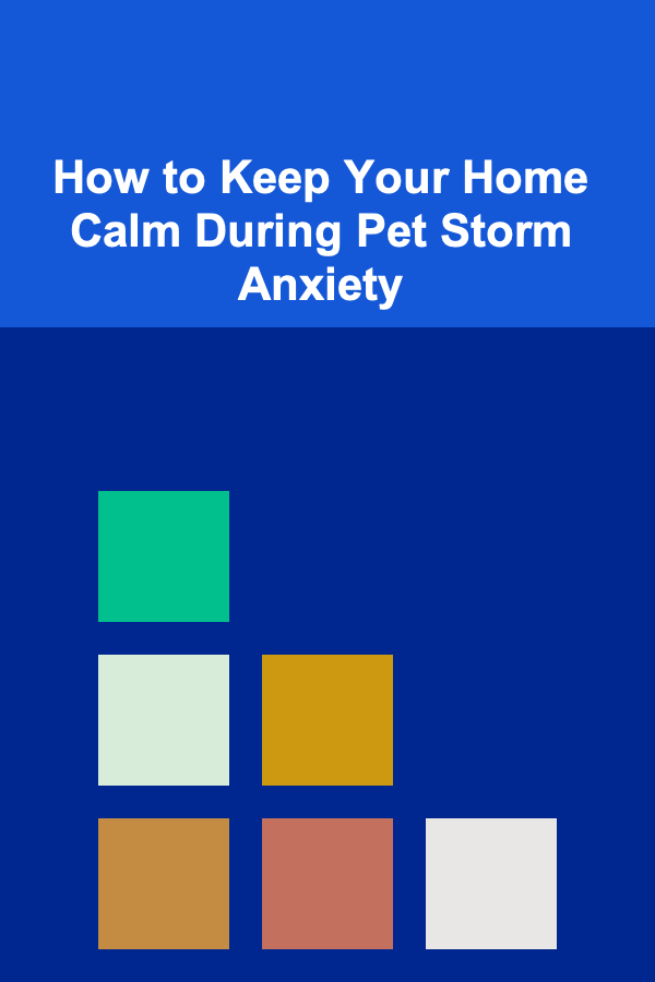 How to Keep Your Home Calm During Pet Storm Anxiety