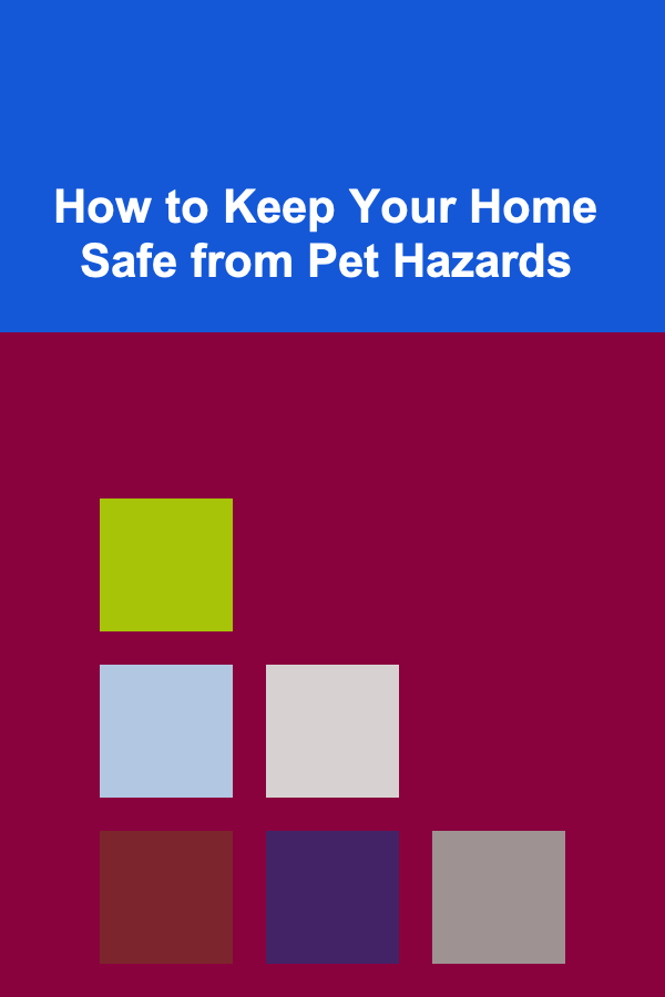 How to Keep Your Home Safe from Pet Hazards