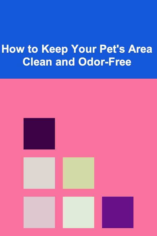 How to Keep Your Pet's Area Clean and Odor-Free