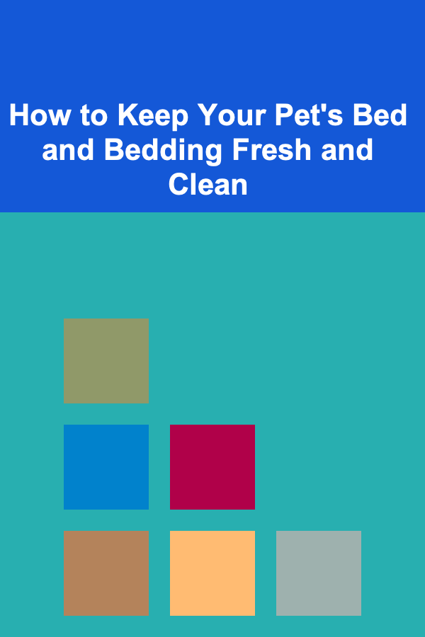 How to Keep Your Pet's Bed and Bedding Fresh and Clean