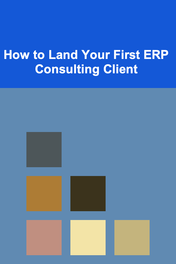 How to Land Your First ERP Consulting Client