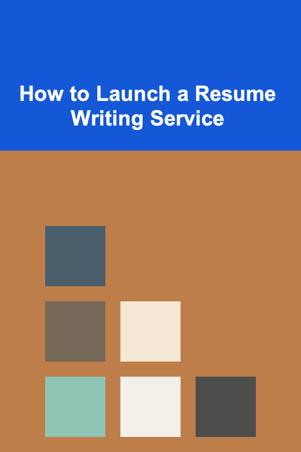 How to Launch a Resume Writing Service