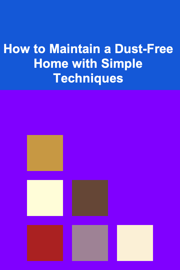 How to Maintain a Dust-Free Home with Simple Techniques