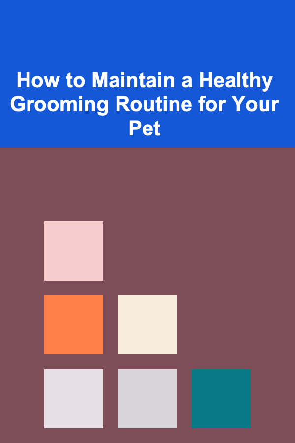 How to Maintain a Healthy Grooming Routine for Your Pet