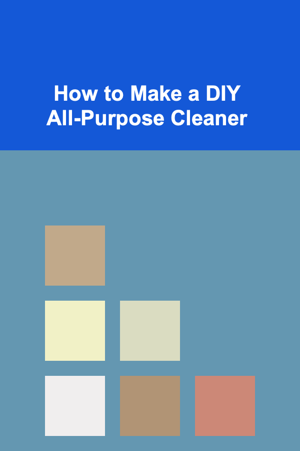 How to Make a DIY All-Purpose Cleaner
