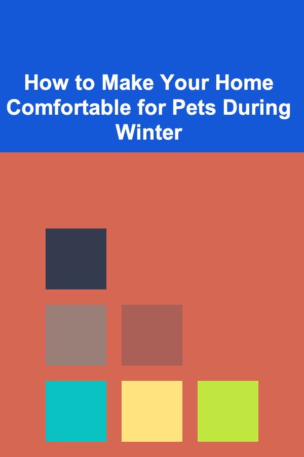 How to Make Your Home Comfortable for Pets During Winter
