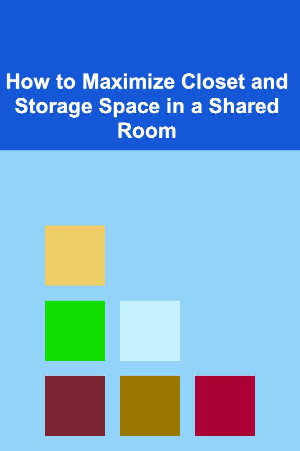 How to Maximize Closet and Storage Space in a Shared Room