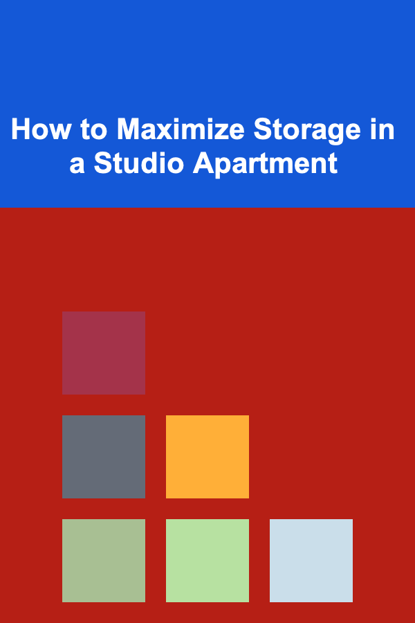 How to Maximize Storage in a Studio Apartment