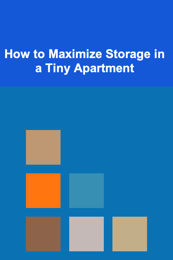 How to Maximize Storage in a Tiny Apartment