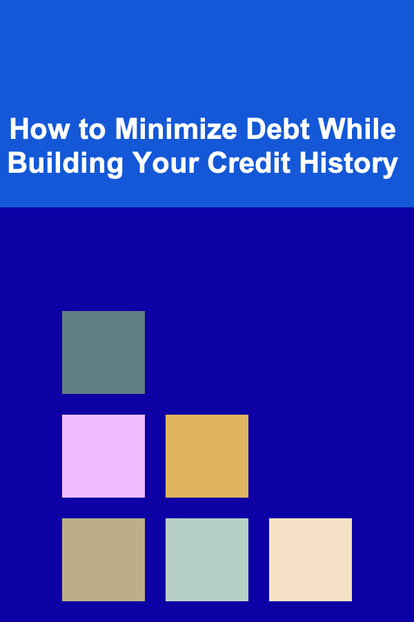 How to Minimize Debt While Building Your Credit History