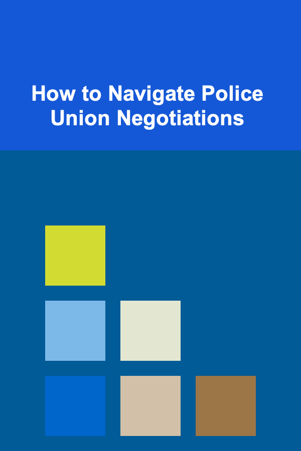 How to Navigate Police Union Negotiations