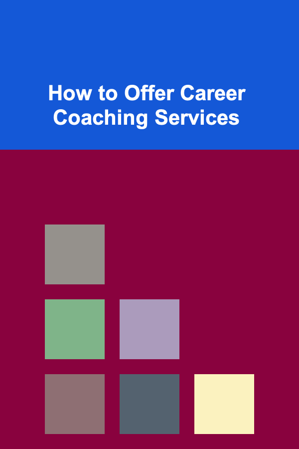 How to Offer Career Coaching Services