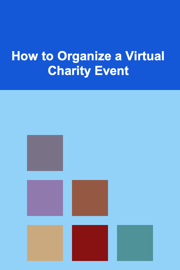 How to Organize a Virtual Charity Event