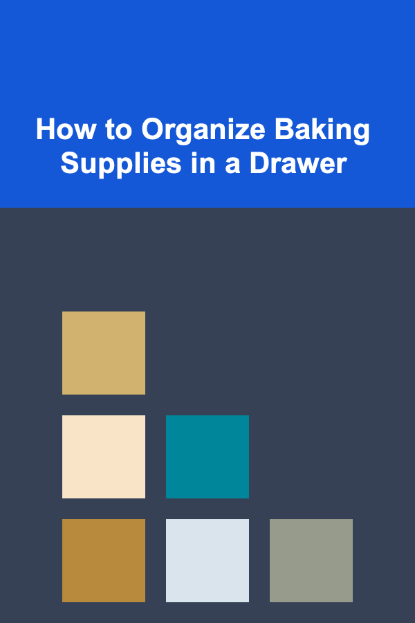 How to Organize Baking Supplies in a Drawer