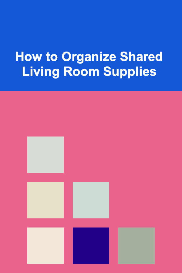 How to Organize Shared Living Room Supplies