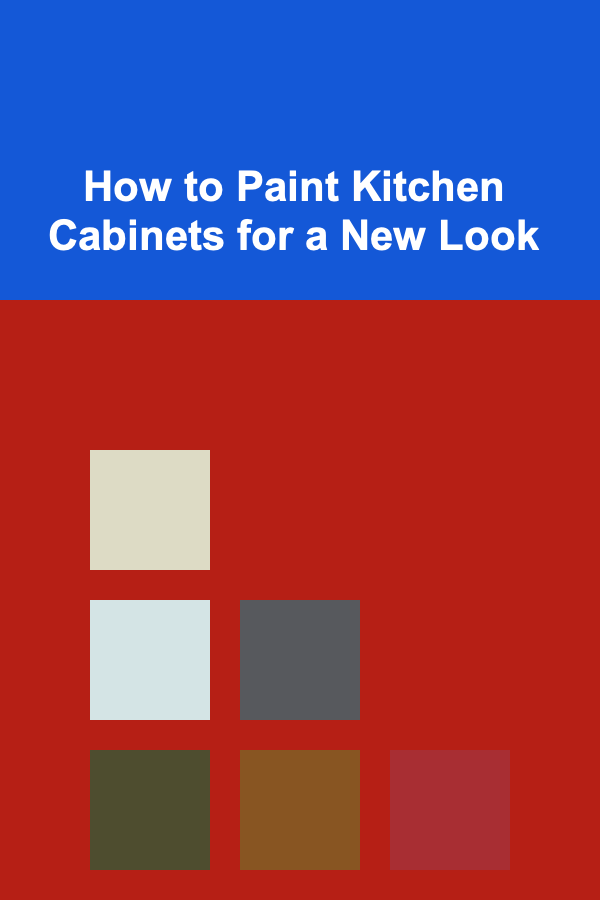 How to Paint Kitchen Cabinets for a New Look