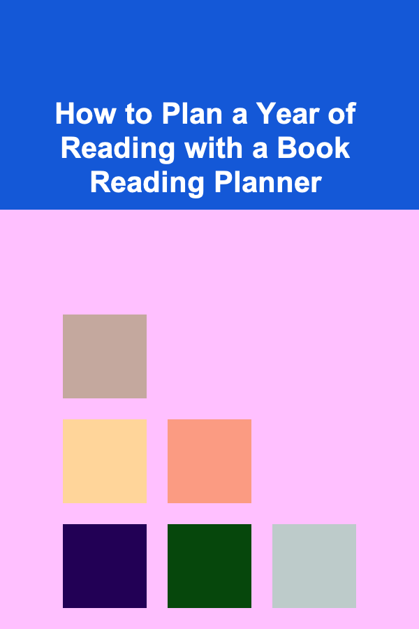 How to Plan a Year of Reading with a Book Reading Planner