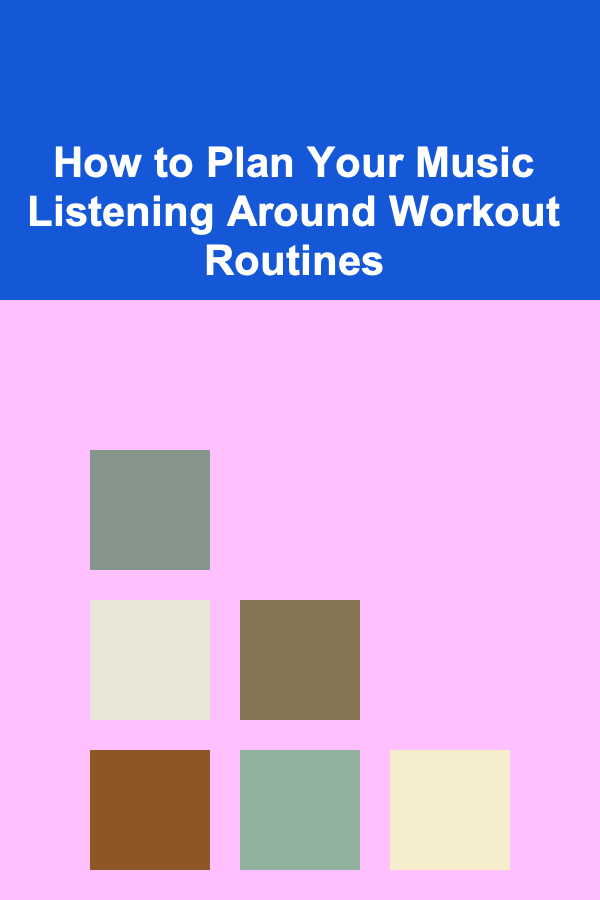 How to Plan Your Music Listening Around Workout Routines