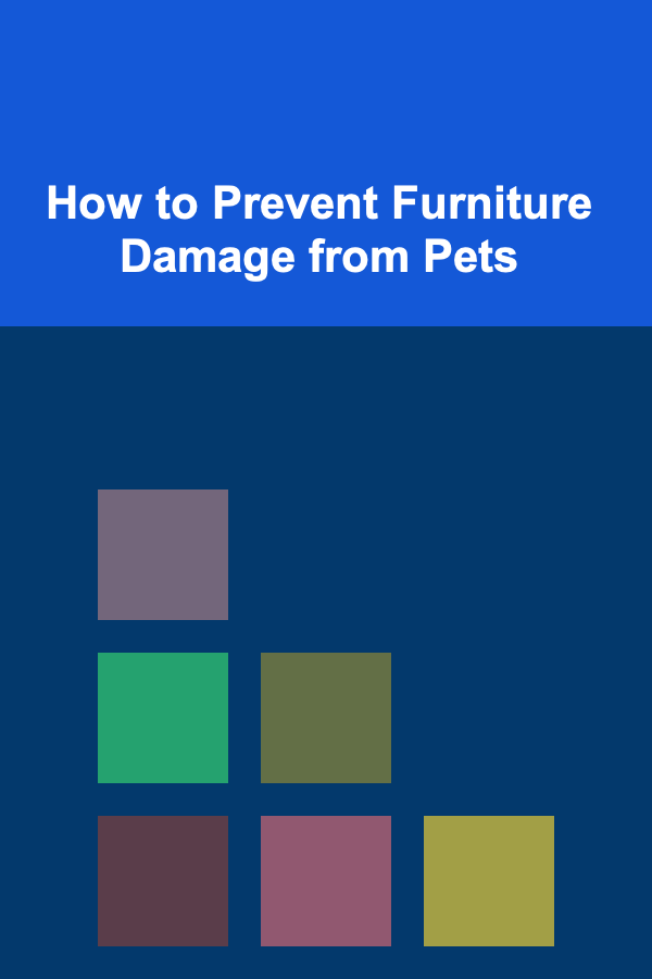 How to Prevent Furniture Damage from Pets