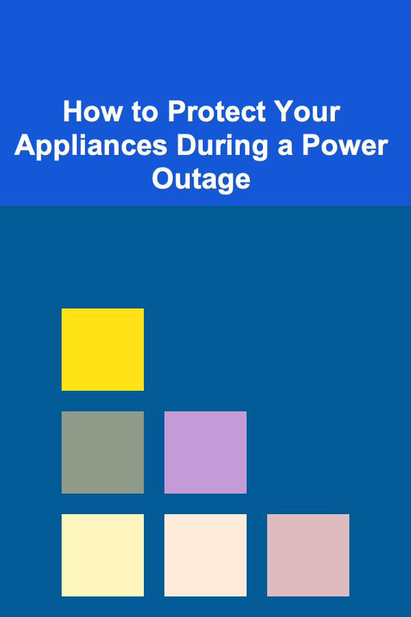 How to Protect Your Appliances During a Power Outage
